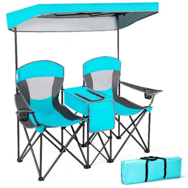 portable folding chair with canopy