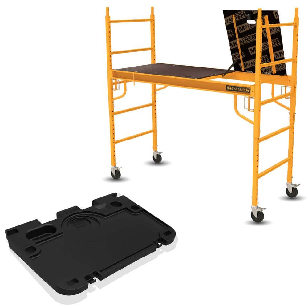 Safeclimb Baker 6.2 ft. L x 6.25 ft. H x 2.5 ft. D Metal Scaffold Platform with Wheels and Tool Tray, 1100 lbs. Capacity price history on PriceWatchPro