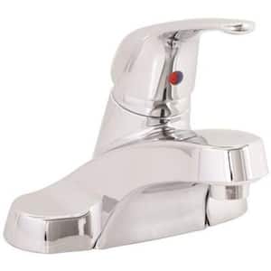 Westlake 4 in. Centerset Single-Handle Bathroom Faucet without Pop-Up Assembly in Chrome