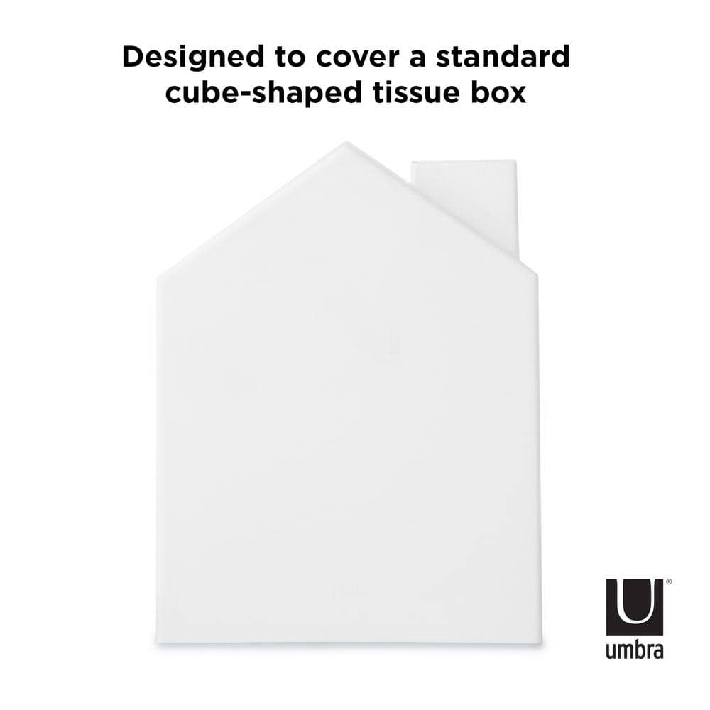 White House-Shaped Polypropylene Tissue Box Cover