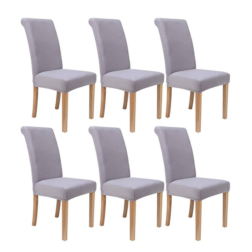 grey chair covers set of 6