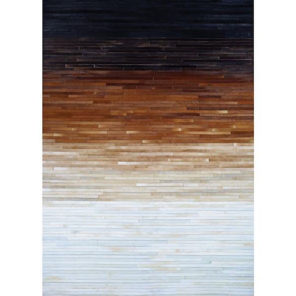 Chalet Homestead Multi-Dawn 9 ft. x 12 ft. Stripe Indoor Area Rug