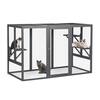 Wooden Outdoor Cat Enclosure Run Playpen Catio