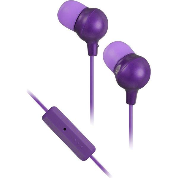 JVC Soft Marshmallow Headphone with Mic and Remote - Violet-DISCONTINUED