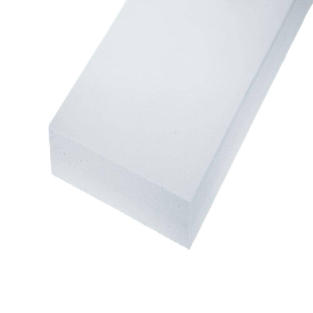 taitai様 ご相談商品 KSB 敷ケット PVC ホワイト系裏ボア 厚手 AZEK Traditional 5/4 in. x 6 in. x 12 ft., White PVC Smooth Trim