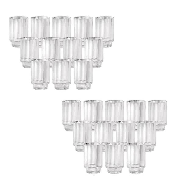 Clear Glass Candle Votive Holder 24-Pack