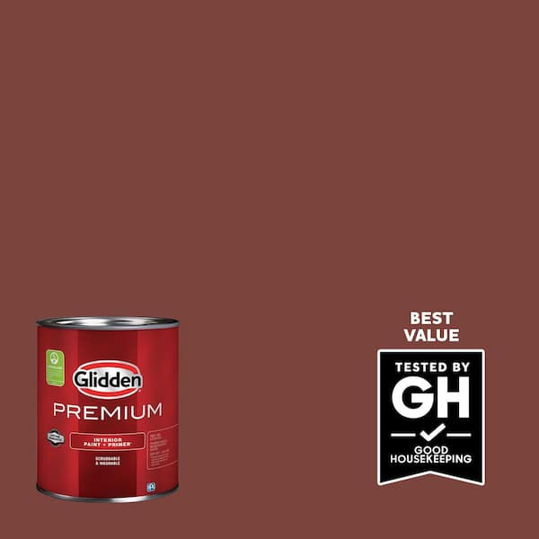 Glidden Premium 1 gal. PPG1059-7 Sweet Spiceberry Satin Interior Latex Paint