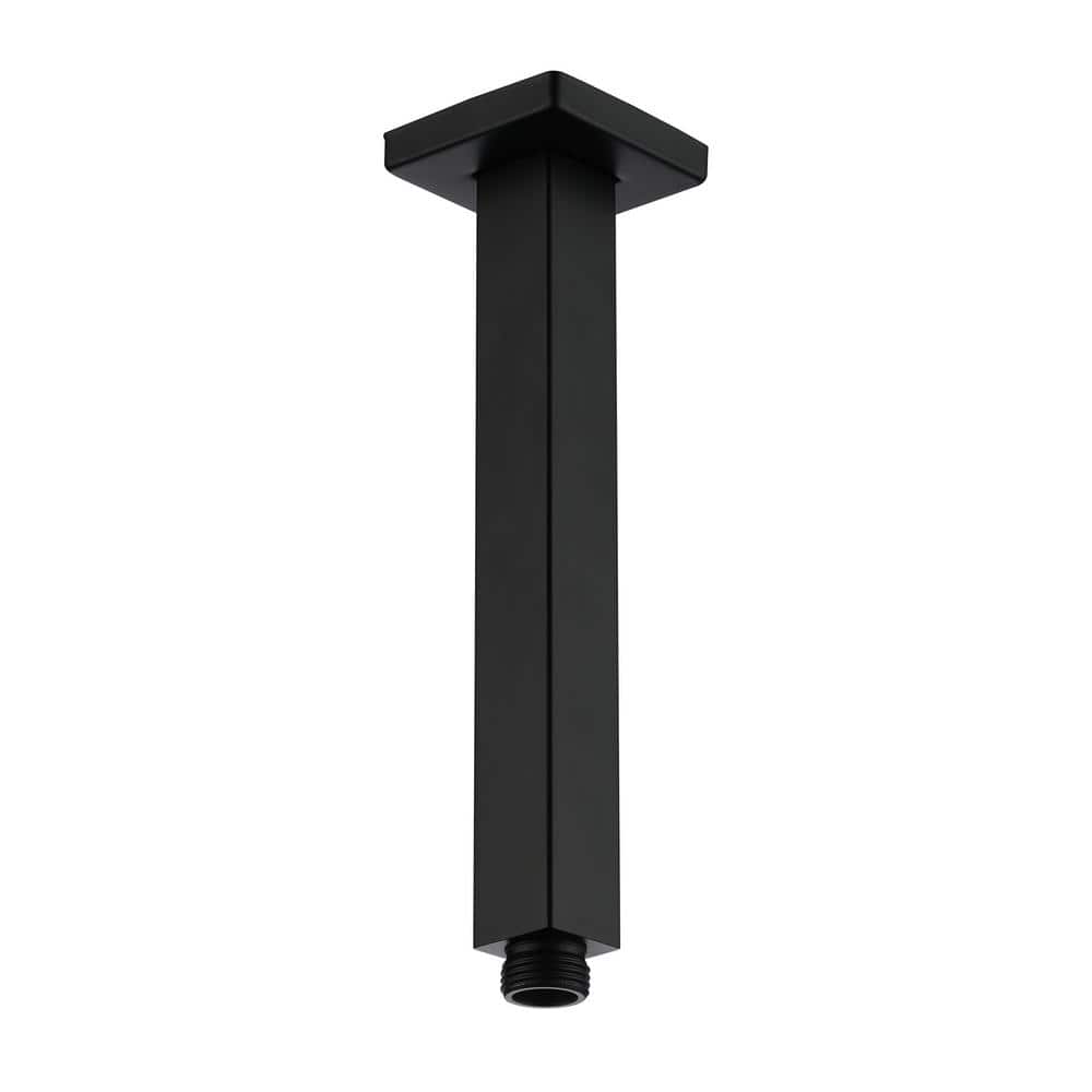 7.87 in. 200mm Square Ceiling Mount Shower Arm in Matte Black price history on PriceWatchPro