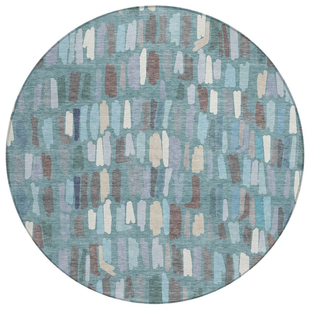 Dee Rugs Addison Rugs Chantille Machine Washable Indoor/Outdoor Abstract ACN2377 ...