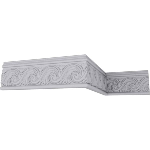 Ekena Millwork SAMPLE - 1 in. x 12 in. x 7 in. Urethane Wellington Chair Rail Moulding
