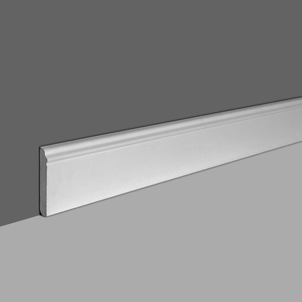 Classic White Polyurethane Base Moulding Sample