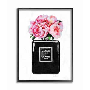 Stupell Industries Fashion Designer Pink Flower Purse Bookstack White  Watercolor Amanda GreenwoodFramed Abstract Wall Art 14 in. x 11 in.  agp-222_fr_11x14 - The Home Depot
