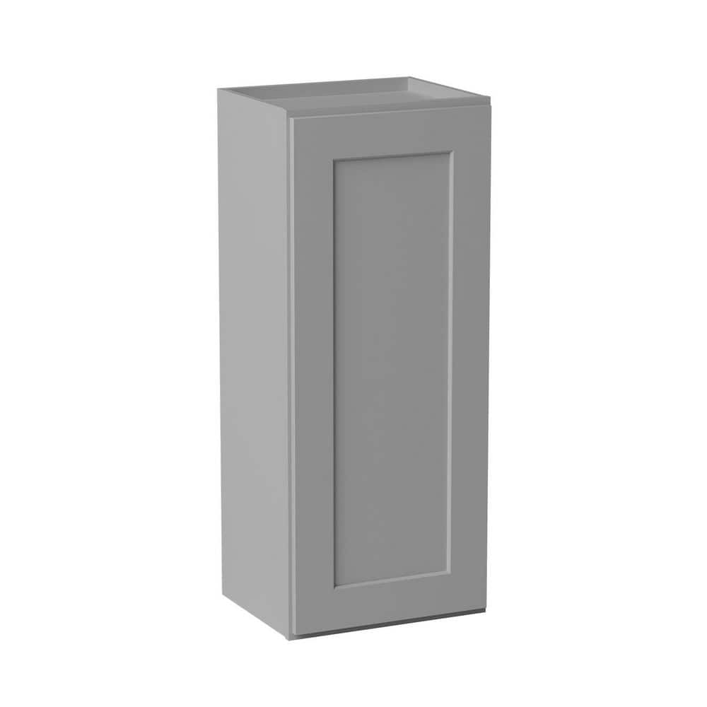 15 in. W x 12 in. D x 36 in. H Ready to Assemble Solid Wood Shaker Wall Kitchen Cabinet in Light Grey price history on PriceWatchPro