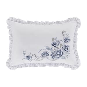 Estelle White Boudoir Standard Pillow