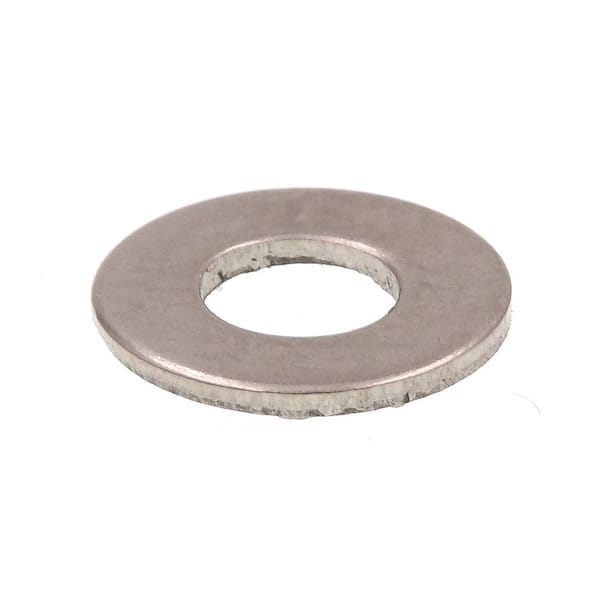 Prime-Line #8 x 3/8 in. O.D. SAE Grade 18-8 Stainless Steel Flat Washers (100-Pack)