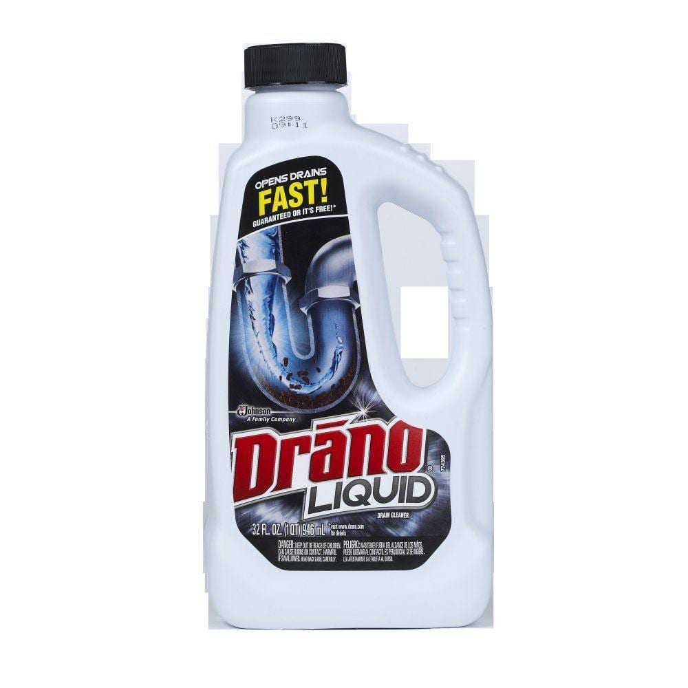Drano 32 Oz Liquid Drain Cleaner 12, Bathtub Drain Cleaner Liquid