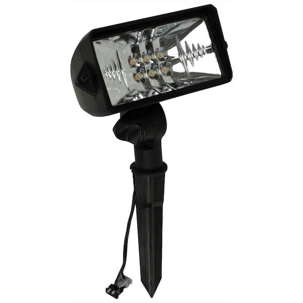 Malibu Low-Voltage 75-Watt Equivalent Black LED Outdoor Floodlight