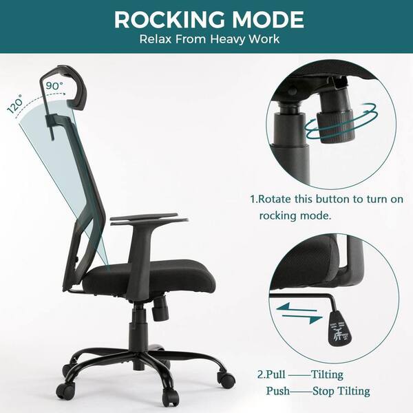 comfy high back office chair