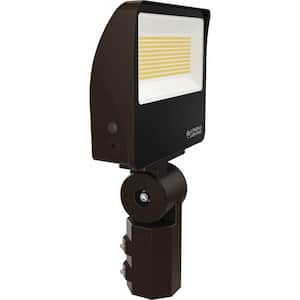 Contractor Select Dark Bronze Outdoor Integrated LED Flood Light with Switchable Lumens and CCT