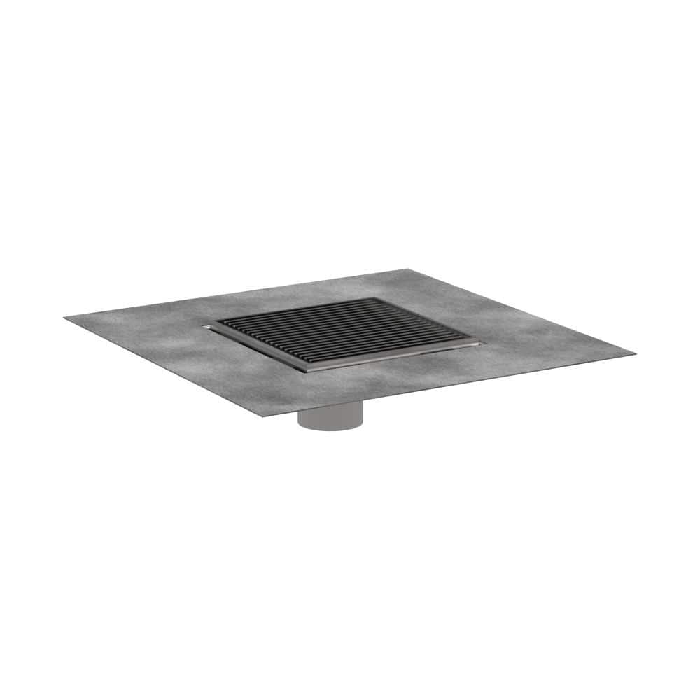 RainDrain Brilliance Stainless Steel Square Shower Drain Set with Rough in Brushed Stainless Steel price history on PriceWatchPro