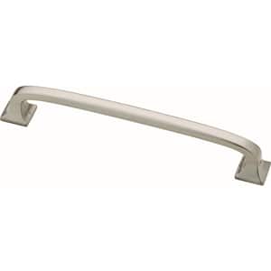Essentials Lombard 5-1/16 in. (128mm) Center-to-Center Satin Nickel Drawer Pull