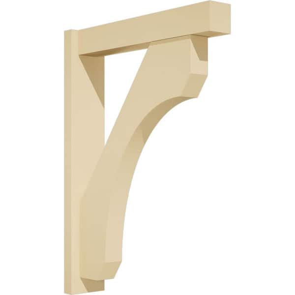 Ekena Millwork Legacy 5 in. W x 32 in. H x 24 in. D Signature Urethane Polyurethane Outlooker with Block Ends