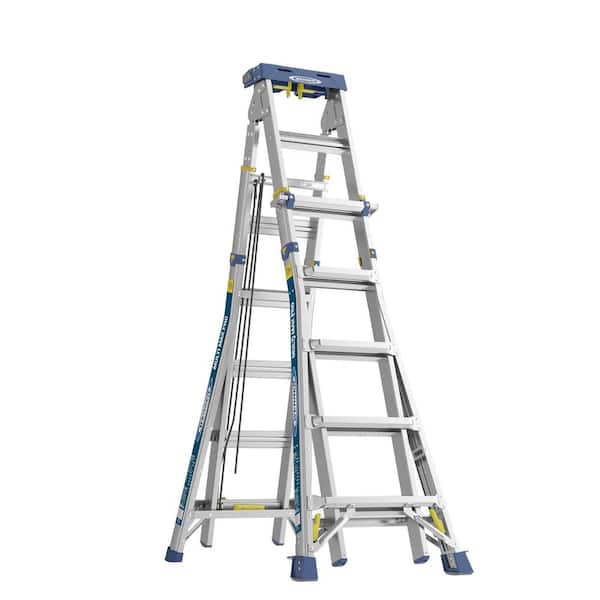 Have A Question About Werner 24 Ft Reach Aluminum Multi Max Pro Multi Position Ladder 375 Lbs