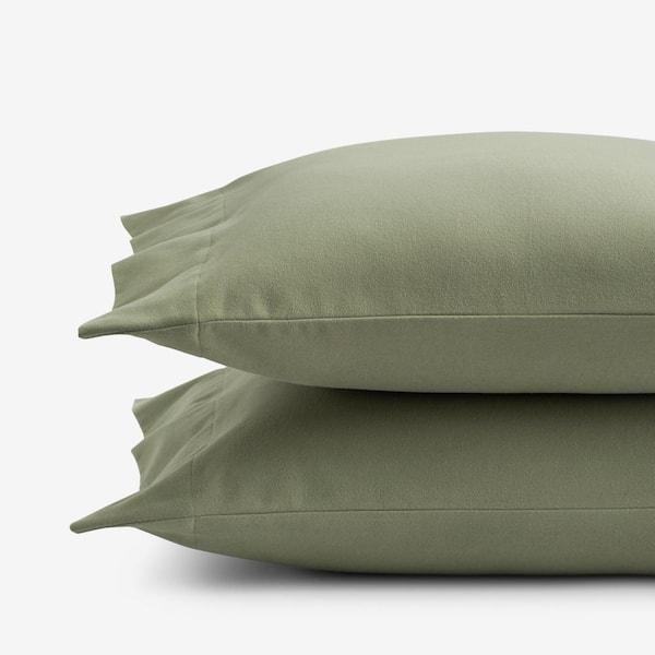 The Company Store Legends Hotel Moss Velvet Flannel King Pillowcase (Set of 2)