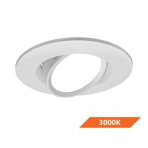 DCG Series 6 in. 3000K White Integrated LED Recessed Gimbal Trim