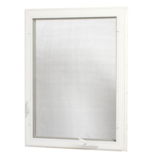 TAFCO WINDOWS 36 in. x 48 in. Right-Hand Vinyl Casement Window with Screen - White