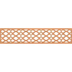 Somerset Fretwork 0.25 in. D x 46.75 in. W x 10 in. L Cherry Wood Panel Moulding