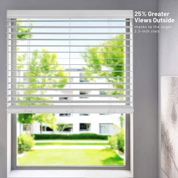 Chicology Cordless Bottom-Up Room Darkening Faux Wood Window