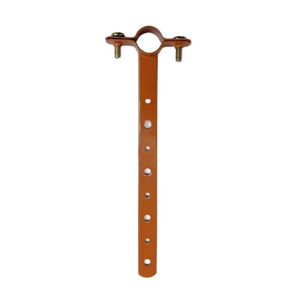 Empire Industries 1/2 in. x 6 in. Copper Coated Carbon Steel Milford Pipe Hanger