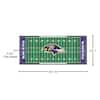 FANMATS 7344 Baltimore Ravens Field Runner Rug - 30in. x 72in.