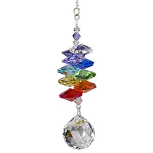 Woodstock Rainbow Makers Collection, Crystal Rainbow Cascade, 3.5 in. Ball Crystal Suncatcher CCBA
