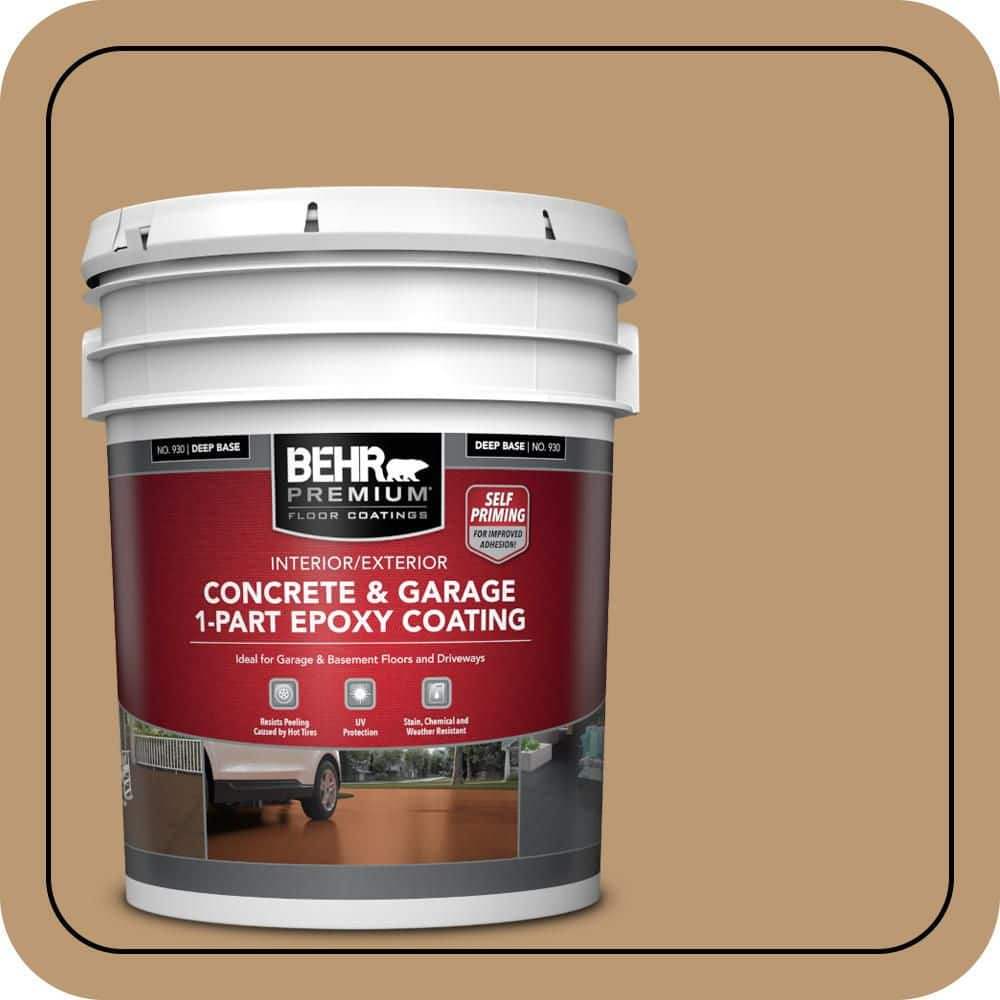 5 gal. #N280-5 Antique Treasure Self-Priming 1-Part Epoxy Satin Interior/Exterior Concrete and Garage Floor Paint price history on PriceWatchPro