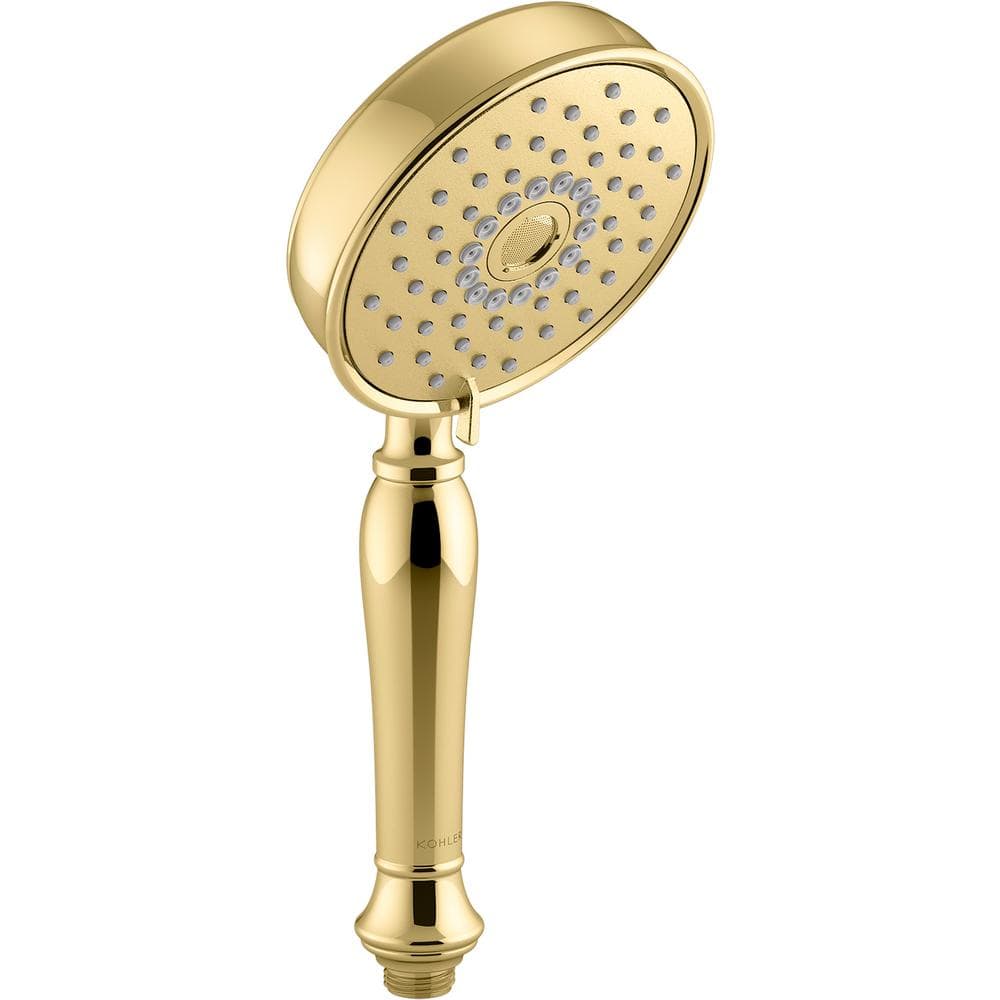 Kohler Bancroft 3 Spray 52 In Triple Wall Mount Handheld Shower Head In Vibrant Polished Brass