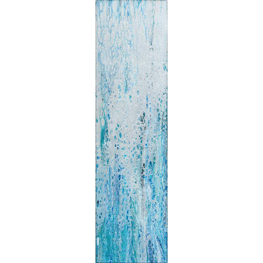 Addison Rugs Copeland Ocean 2 ft. 3 in. x 7 ft. 6 in. Abstract Runner ...