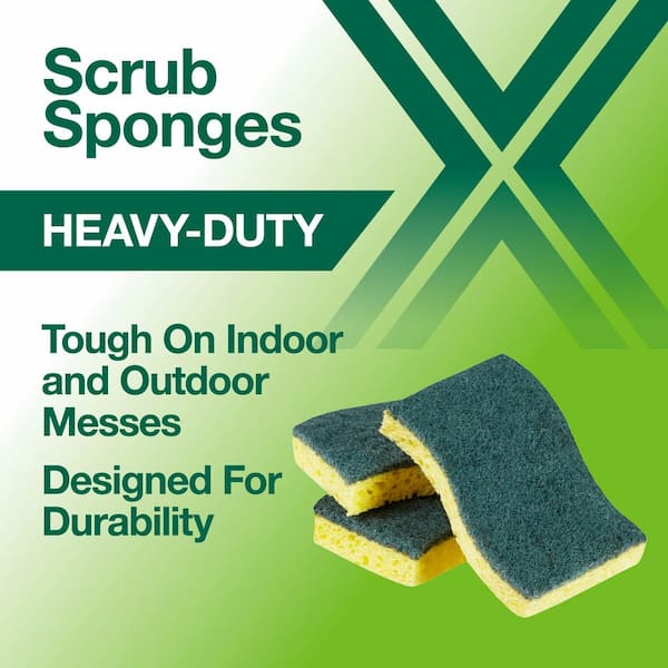 Heavy Duty Scrub Sponges (3-Pack)