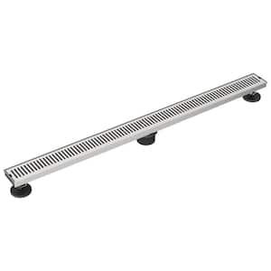 Elan 36 in. Linear Shower Drain in Brushed Nickel