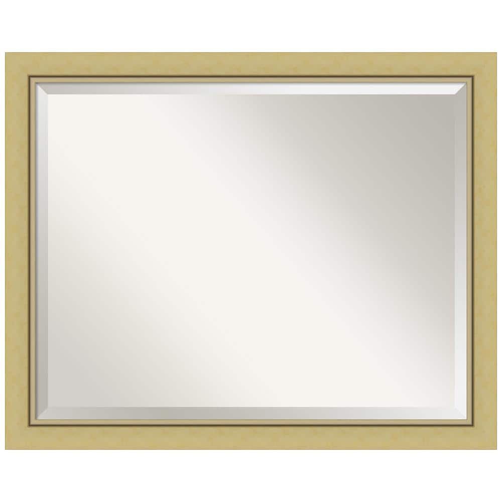 Landon Gold Rectangular Polystyrene Framed Bathroom Mirror 25.5" x 31.5"