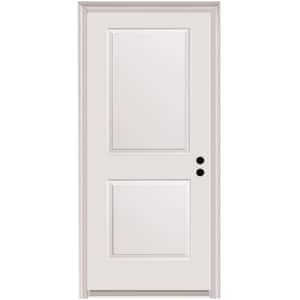 32 in. x 80 in. Carrara Left-Hand Primed Composite 20 Min. Fire-Rated House-to-Garage Single Prehung Interior Door