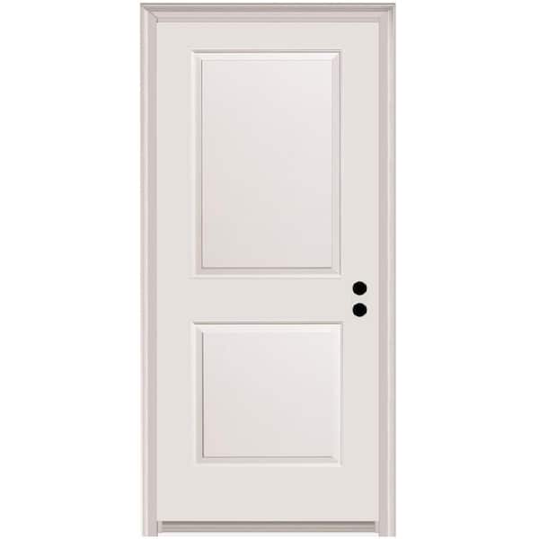 MMI Door 32 in. x 80 in. Carrara Left-Hand Primed Composite 20 Min. Fire-Rated House-to-Garage Single Prehung Interior Door
