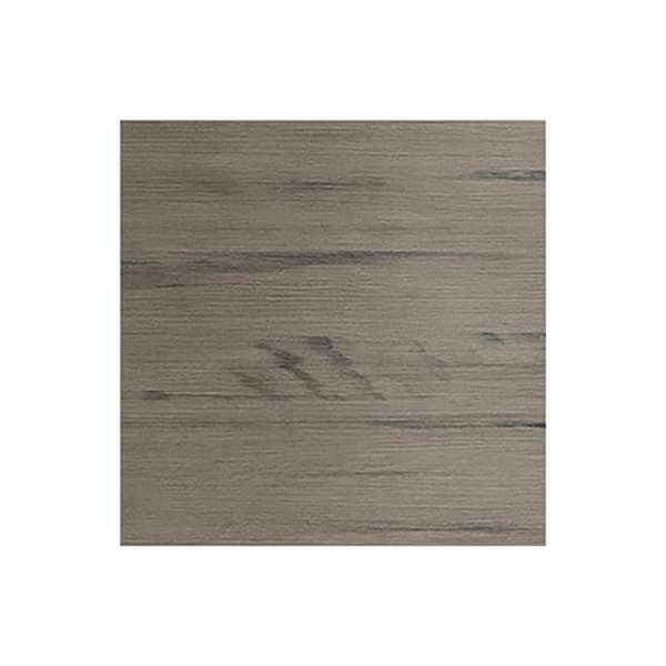 WeatherStrong Miami 13 in. W x 0.75 in. D x 13 in. H White Cabinet Door Sample Weatherwood Matte