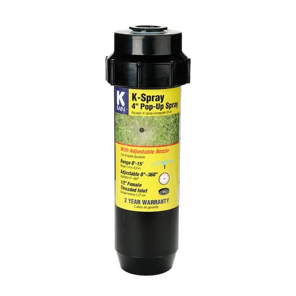 K-Rain 4 in. KSpray Pop-Up Sprinkler with Adjustable Pattern Nozzle
