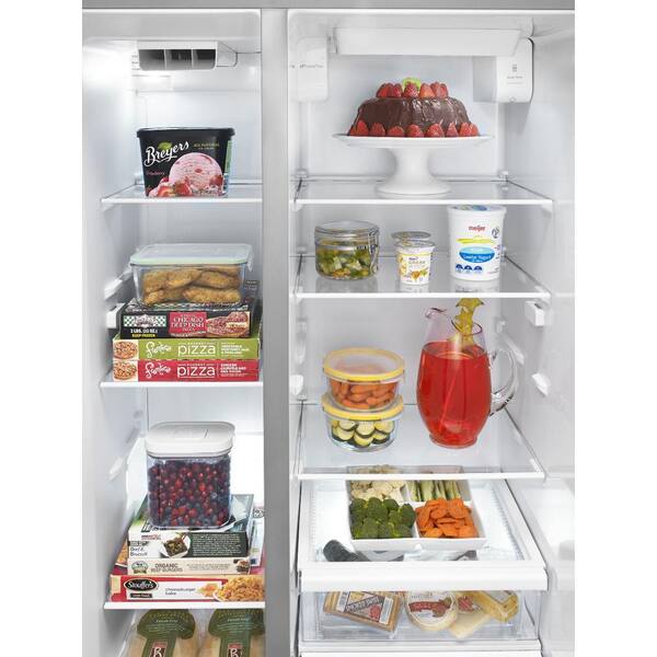 whirlpool 26 cu ft refrigerator side by side