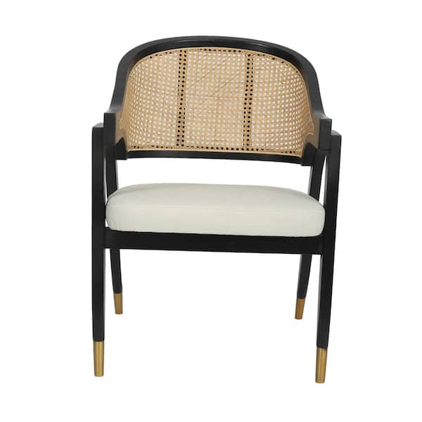 Carnegy Avenue Black Fabric Accent Chair