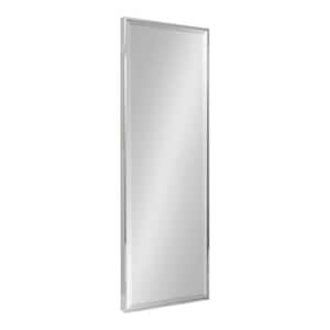 Small Rectangle Silver Beveled Glass Contemporary Mirror (16.75 in. H x 48.75 in. W)