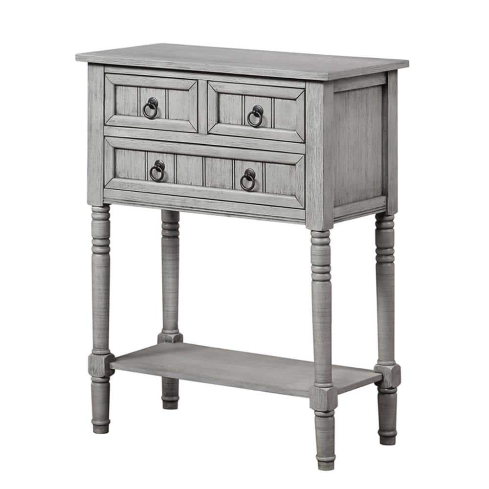 Light gray shop console table