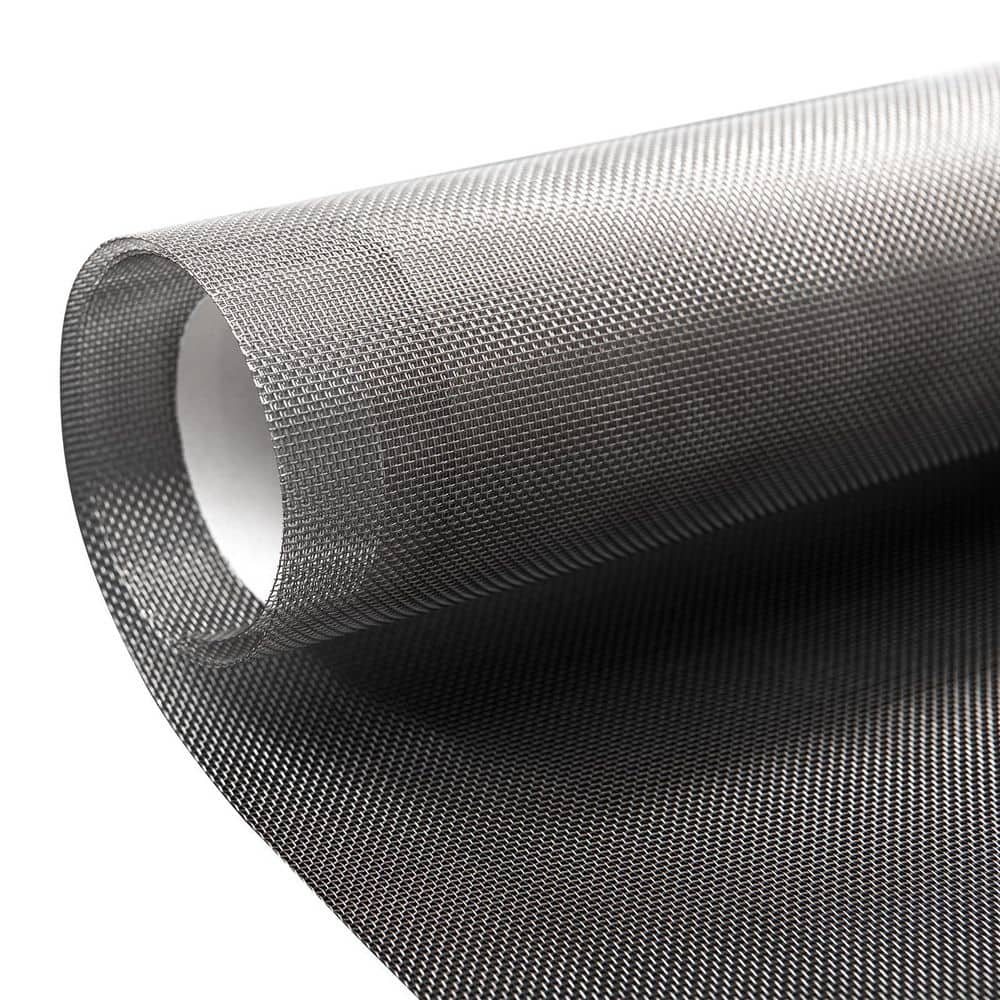 16 x 40 in. Outdoor Fly Wire Mesh Roll 1-Pack Sturdy 20 Mesh Stainless ...